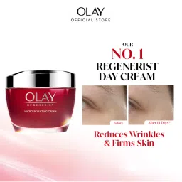 Olay Regenerist Mico Sculpting Day Cream For Plump-Bouncy Skin With Hyaluronic Acid & Niacinamide-picture-47