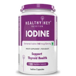 HealthyHey Nutrition Iodine - Supplement To Support The Thyroid - Veg Capsules-picture-42