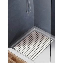 OBSESSIONS White Stripe Anti-Skid PVC Shower Mat-picture-33