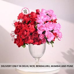 Blossoming Love Rose Vase-image-49