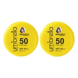 Keya Seth Aromatherapy Umbrella Sunscreen Powder SPF 50 UVB PA+++ UVA - Pack of 2-picture-38