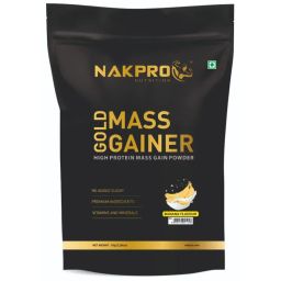 NAKPRO Mass Gainer, High Protein & High Calorie Protein Powder - Banana-picture-26