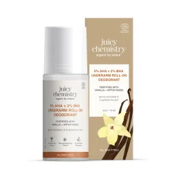 Juicy Chemistry 5% Aha + 2% Bha Vanilla & Witch Hazel Underarm Roll-On Deodorant-picture-30