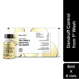 Brillare 5% Tea Tree Hair Oil Shots for Dandruff & Itchy Scalp, with 1% Salicylic Acid-picture-23
