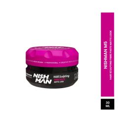 NishMan M5 Fibre Hair Sculpting Matte Look Wax-picture-4