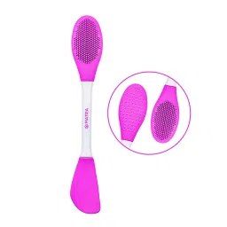 Matra Silicone Face Mask Applicator & Lip Scrubber Cleansing Brush Dual Sided Brush-picture-9