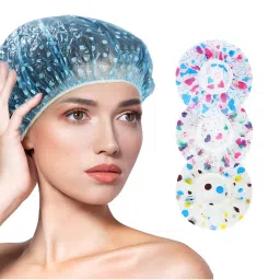 Matra Reusable Shower Caps (Colour May Vary)-picture-19