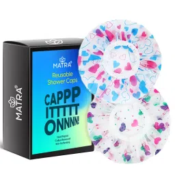 Matra Reusable Shower Caps For Hair Colour, Hair Treatment, Home, Spa & Salon Use - Set Of 2-picture-49