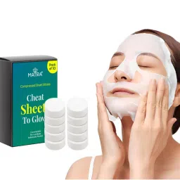 Matra Compressed Sheet Mask Facial Tablets Disposable Travel Face Masks For Spa & Home-picture-26