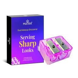 Matra 2 In 1 Dual Sharpener Cosmetic Pencil Sharpener For Kajal, Brow Pencil, Crayon Lipsticks-image-15