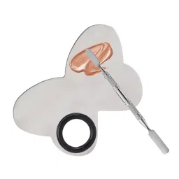 Matra Professional Stainless Steel Makeup Mixing Palette With Spatula Tool-picture-9