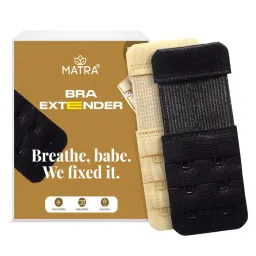 Matra Bra Extender Strap Adjustable Buckle 2 Hook 3 Eye - Pack of 2-picture-11