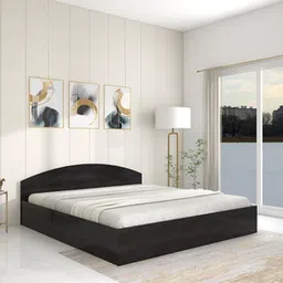 direct factory to home private limited (df2h) Daiki Engineered Wood King Size Box Storage Platform Bed in Wenge Finish-picture-14