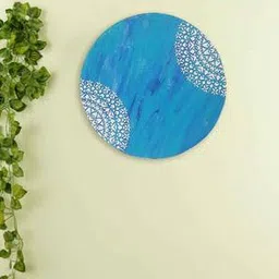 disoo fashions Blue Engineered Wood Wall Art-picture-6