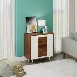 bluewud Mayrone Standard Engineered Wood Chest of 4 Drawers in Brown Maple And W...-picture-14