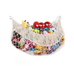 Ecofynd Stuffed Animal Toy Hammock Off White-picture-3