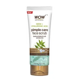 WOW Skin Science Neem & Hyaluronic Acid Pimple Care Face Scrub-image-4