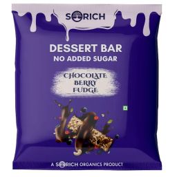 Sorich Organics Dessert Berry Fudge Chocolate Bar With High Energy Nutrition - Pack Of 16-picture-35