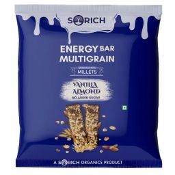 Sorich Organics Multigrain Energy Vanilla Almond Bar With High Energy Nutrition - Pack Of 16-picture-31