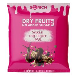 Sorich Organics Mixed Dry Fruits Bar With High Energy Nutrition - Pack Of 16-picture-44