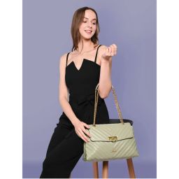Lavie Womens Beige Veden Flap Handbag (L)-picture-37