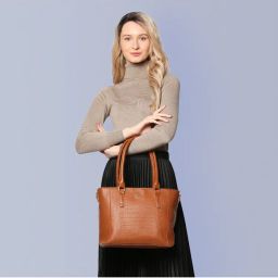 Lavie Horse 24 Women's Medium Tote Handbag (Tan) (M)-picture-19