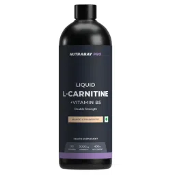 Nutrabay Pro Liquid L-Carnitine +Vitamin B5 Powder - Mango Strawberry-picture-18