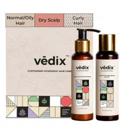 Vedix Hair Shampoo & Oil Combo-Dry Scalp - Curly Hair - Anti-Hairfall /Hair Growth Combo-picture-4