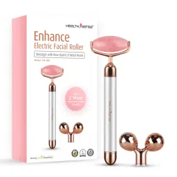 HealthSense Enhance Electric Facial Roller Massager With 2 Massage Heads-picture-7