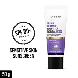 Dr. Sheth'S Oats & Ceramide Sensitive Skin Sunscreen Spf 50+ Pa++++ Oil-Free Sunscreen-picture-16