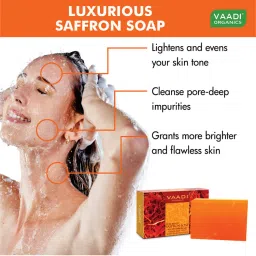 Vaadi Herbals Super Value Pack Of 6 Luxurious Saffron Soap - Skin Whitening Therapy-picture-18