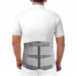 Leeford Contoured Lumbo Sacral Support Belt - Grey-image-34