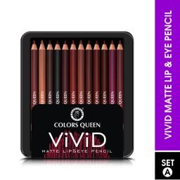 Colors Queen Vivid Matte 12 Lip & Eyeliner Pencil-picture-30