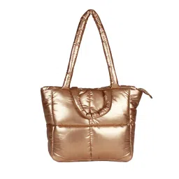 Colorbar Quilted Puffer Tote Bag - Galaxy Gold-picture-8