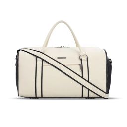 Lavie Sport Pilot 32L Unisex Duffle Bag (Black/Off White) (M)-picture-32