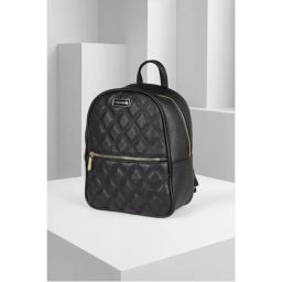 Van Heusen Women Black Textured Casual Backpack-image-10