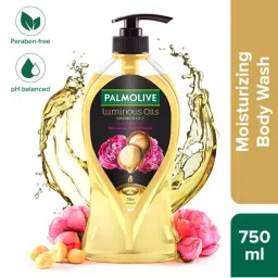 Palmolive Macadamia Oil & Peony Flower Luminous Oils Invigorating, Moisturizing Body Wash-picture-10