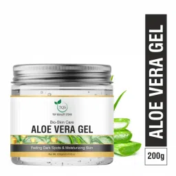 Tqs Aloe Vera Gel For Face, With Natural Aloe Vera & Vitamin E For Skin & Hair-picture-5
