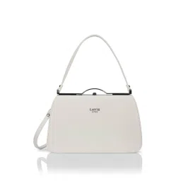 Lavie Luxe Women White Book2 Handbag with Detachable Strap-picture-15