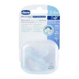 Chicco Physio Soft Silicone Blue Soother (2-6M)-picture-2