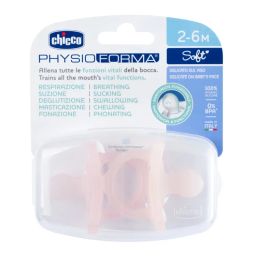 Chicco Physio Soft Silicone Pink Soother (2-6M) - Pack of 2-picture-40