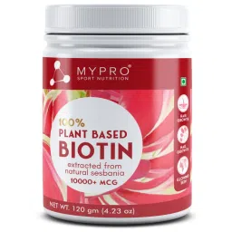 MYPRO SPORT NUTRITION 100% Plant Based Biotin10000+ Mcg Extracted From Natural Sesbania-picture-6
