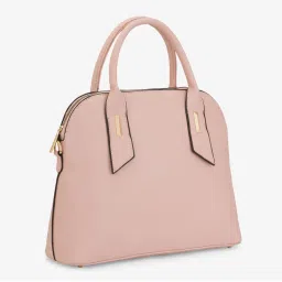 Lavie Luxe Women's Kurumba dome satchel (Lt Pink) (L)-picture-14