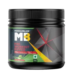 MuscleBlaze Pre-Workout Ripped - Green Apple Flavour-picture-15