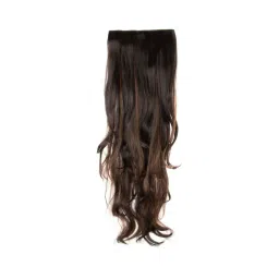 Stasia Street 5 Clip-In 30" Out Curls Dark Brown Copper Highlights Hair Extension-picture-5