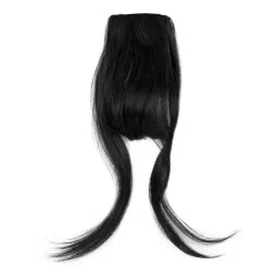 Stasia Street Natural Black Wispy Clip-In Bangs-picture-33