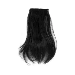 Stasia Street Natural Black Clip-In Bangs-picture-34