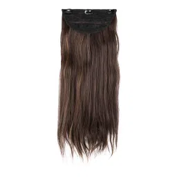 Stasia Street Clip-In 24 Inch Crimped Mix-Brown Hair Extensions-picture-13