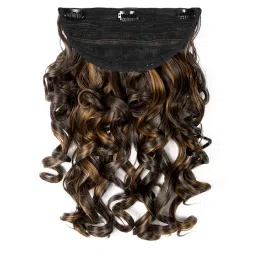 Stasia Street Clip-In 18 Inch Step Curls Mix-Brown Hair Extensions-picture-25