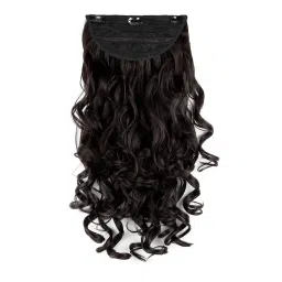 Stasia Street Clip-In 24 Inch Soft Curls Dark Brown Hair Extensions-picture-8